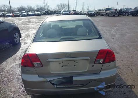 2004 Honda Civic Lx из США, поврежденный, VIN 1HGES16554L023420
